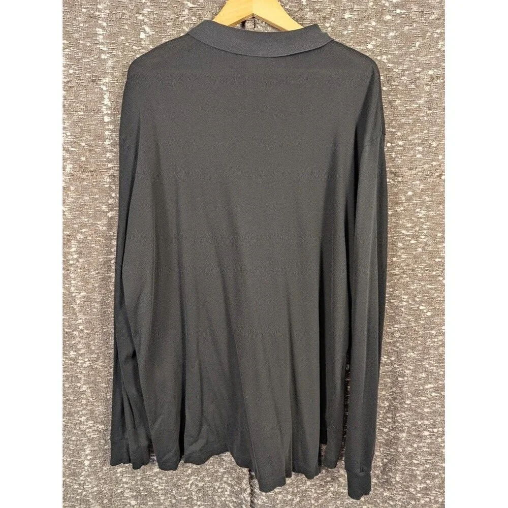 Polo by Ralph Lauren Long Sleeve Collared Polo Embroidered Logo Men's XXL‎